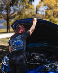 Black Tee - VF Clubsport - Blue
