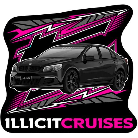 Black Tee - VF Clubsport - Magenta Tee