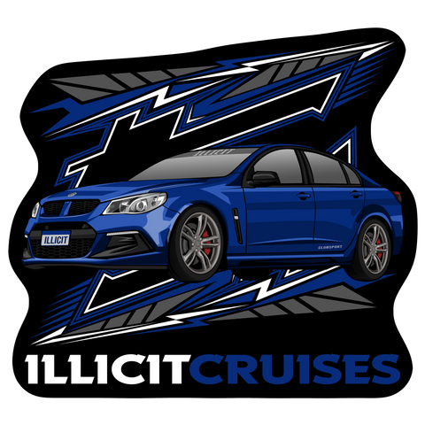 Black Tee - VF Clubsport - Blue